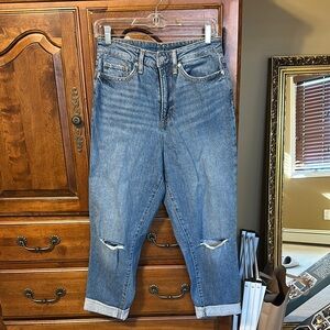 Women's Blue Boyfriend Jeans